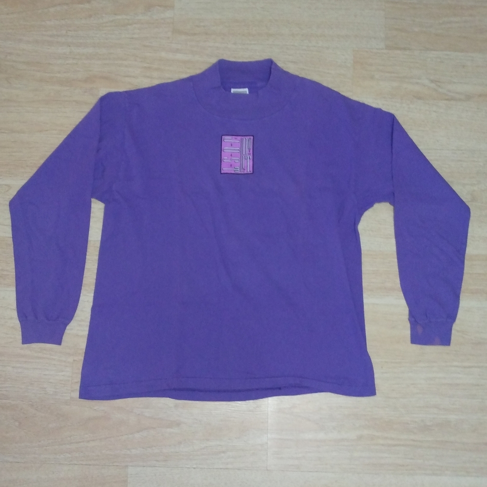 Vintage 1987-1993 Women's Nike Single Stitch Just Do It Long Sleeve Shirt Size S